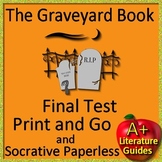 The Graveyard Book Test - Print and Go AND Paperless Option!