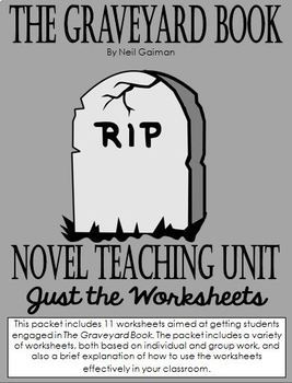 Preview of The Graveyard Book: Unit Plan (Just the Worksheets)