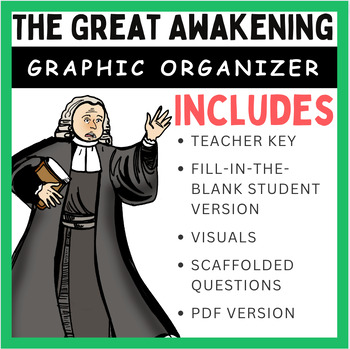 Preview of The Great Awakening: Reading and Graphic Organizer
