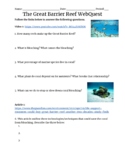 The Great Barrier Reef and Coral Bleaching WebQuest Activi