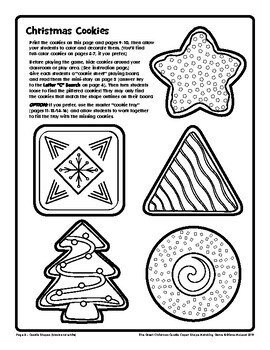 The Great Christmas Cookie Caper - A fun search-and-find game with shapes!