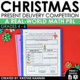 Christmas Math Activities Present Delivery Competition | P