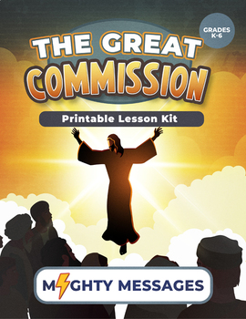 Preview of The Great Commission Sunday School Lesson [Printable & No-Prep]