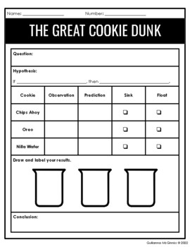 Preview of The Great Cookie Dunk