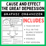 The Great Depression: Cause and Effect Graphic Organizer
