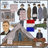 The Great Depression Clip Art