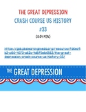 The Great Depression Crash Course US History  #33 Listening Guide