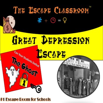 Preview of The Great Depression Escape Room | The Escape Classroom