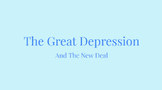 The Great Depression - Google Slides PowerPoint