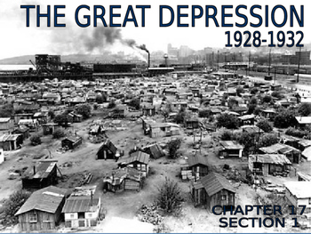 Preview of 21 - The Great Depression - PowerPoint Notes