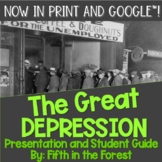 The Great Depression PowerPoint PLUS Student Guide for Dis