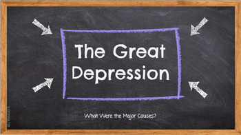 Preview of The Great Depression Unit - 4 Lessons