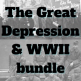 The Great Depression & WWII bundle - African American history