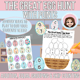 The Great Easter Egg Hunt with Points - Addition, Equal Gr