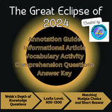 The Great Eclipse of 2024 Informational Text