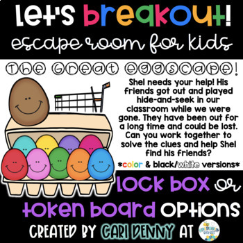 Preview of The Great Eggscape: Escape Room for Kids - Let's Breakout!