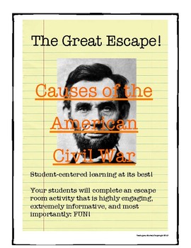 Preview of The Great Escape: Causes of the American Civil War