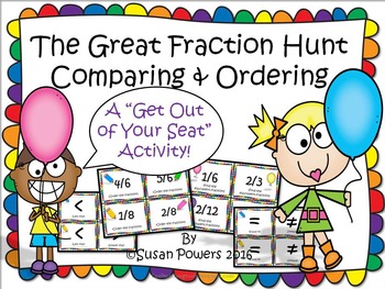 Preview of The Great Fraction Hunt for Comparing and Ordering Fractions