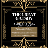 The Great Gatsby, 100 Years Later [FULL plug-and-play unit plan]