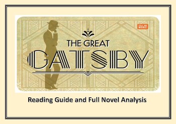 Preview of The Great Gatsby / A Reading Guide and Full Novel Analysis (Chapter-by Chapter)