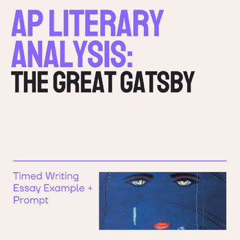 literary analysis essay for the great gatsby