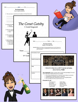 Preview of The Great Gatsby - Activity Bundle