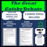 The Great Gatsby Activity: Debate