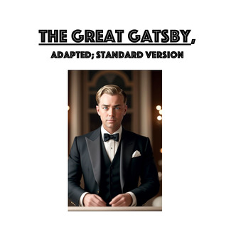 Preview of The Great Gatsby, Adapted -bundle