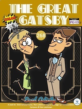 Preview of The Great Gatsby. Big Packet. Color /B&W version