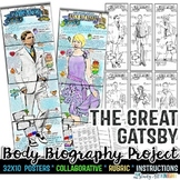 The Great Gatsby Body Biography For Print and Digital