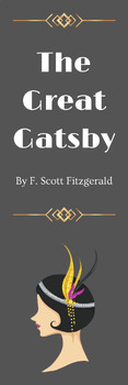 Preview of The Great Gatsby Bookmark