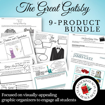 Preview of The Great Gatsby Bundle