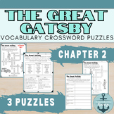 The Great Gatsby Chapter 2 Vocabulary Crossword Puzzles an