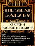 The Great Gatsby: Chapter 4 Discussion Activity