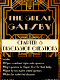 The Great Gatsby: Chapter 6 Discussion Activity