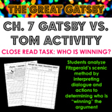 The Great Gatsby Chapter 7: Who is winning? - Engaging Activity