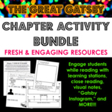 The Great Gatsby - Chapter Activities BUNDLE