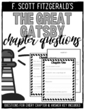 The Great Gatsby Chapter Questions