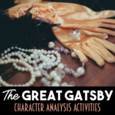 The Great Gatsby Character Analysis Activity
