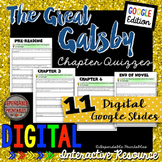 The Great Gatsby: Digital Quizzes Google Edition