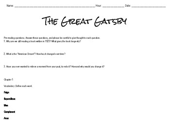 great gatsby discussion questions
