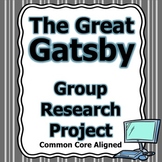 Great Gatsby Group Research Project