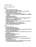 The Great Gatsby Guided Reading Questions & Answers Ch. 8 