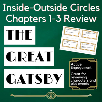 Preview of The Great Gatsby Inside Outside Circles Active Engagement Activity