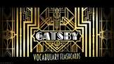 The Great Gatsby Digital Interactive Vocabulary Flashcard 