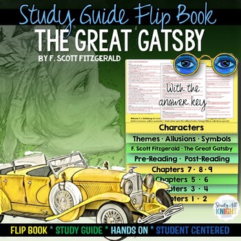 Preview of The Great Gatsby: Interactive Layered Flip Book Reading Literature Guide