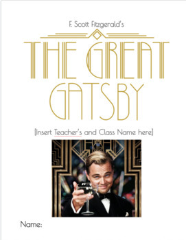 Preview of The Great Gatsby Interactive Reading Notebook