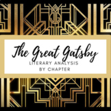 Distance Learning The Great Gatsby Literary Analysis by Chapter
