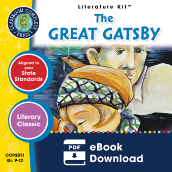 Preview of The Great Gatsby - Literature Kit Gr. 9-12