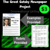 The Great Gatsby Newspaper Project: Informational Writing